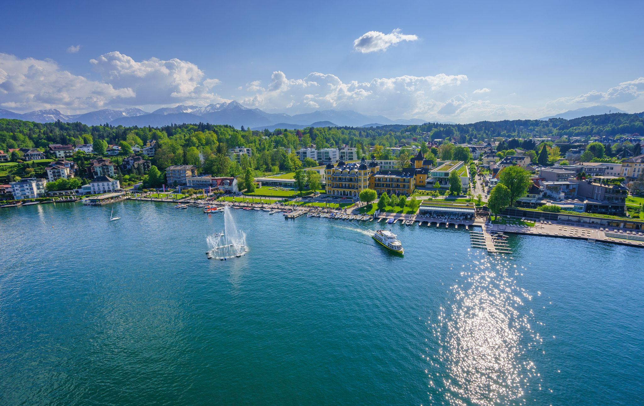 Bucht von Velden am Wörthersee