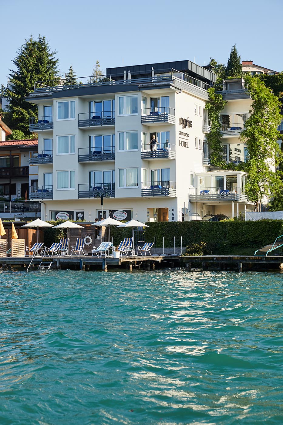 Ansicht vom Hotel OGRIS AM SEE